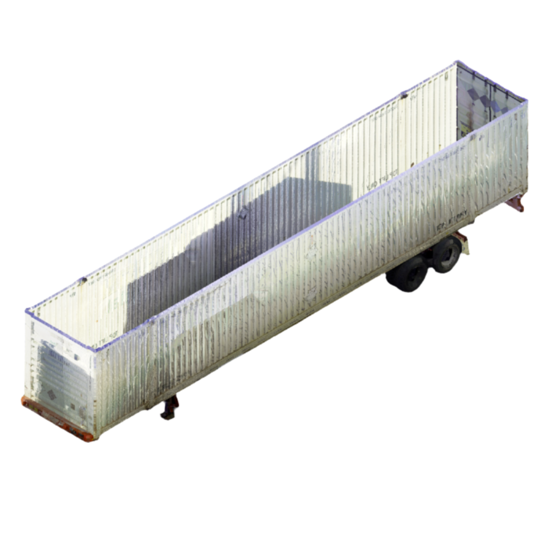 Chassis Trailer with Container