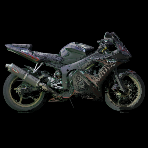 2003 R6 Graphics Yamaha YZF-R6 2003 3D Laser Scan Point Cloud Model – Car Clouds