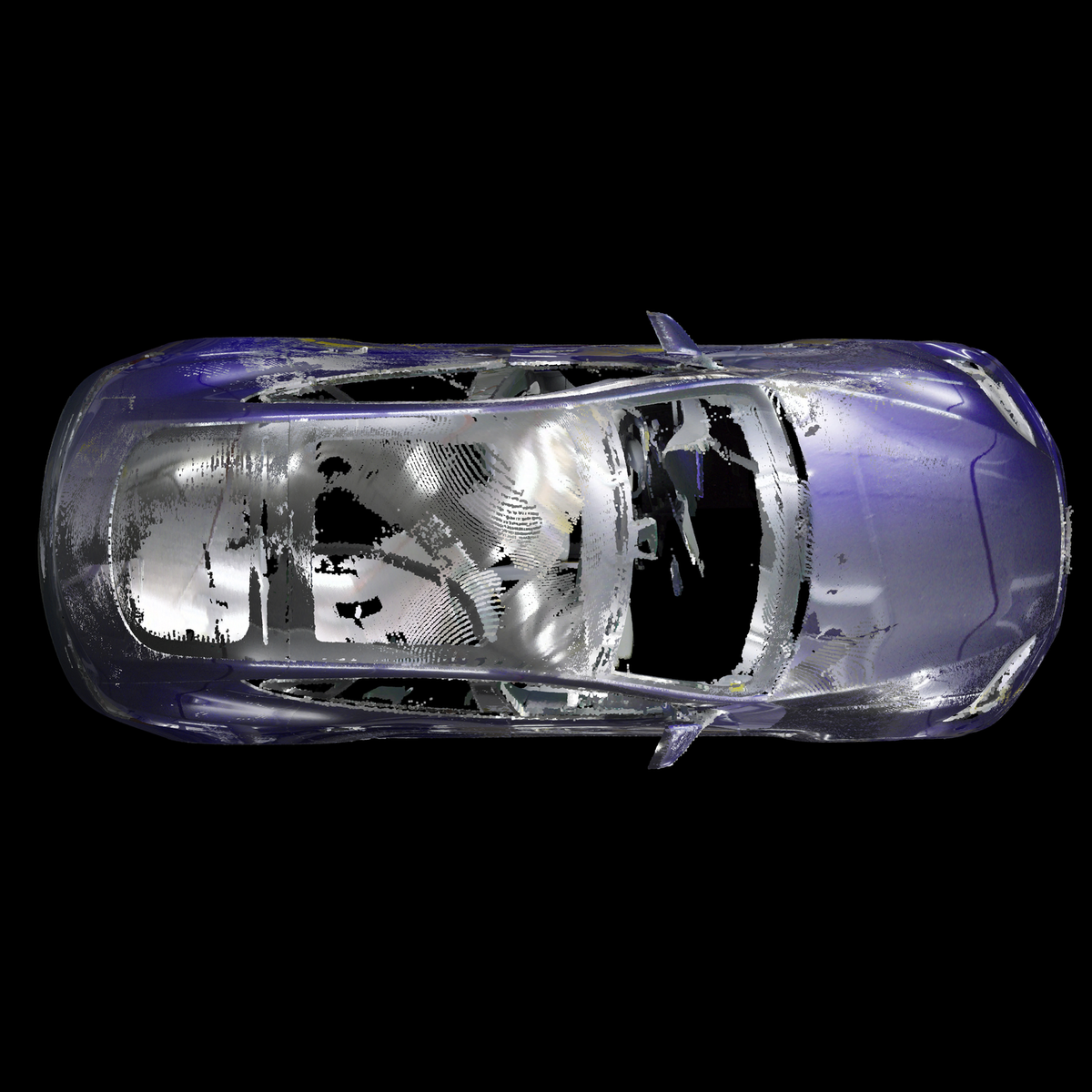 7 Tesla Scanner Graphics Tesla Model S 2018 3D Laser Scan Point Cloud Model – Car Clouds
